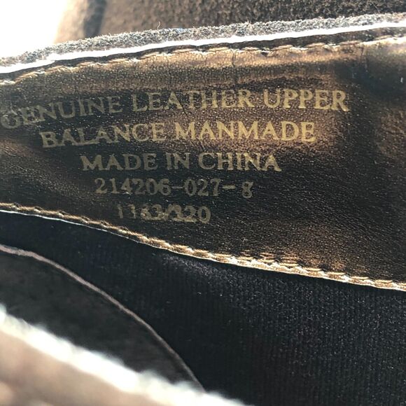 Colin‎ Stuart heeled Booties Women's Size 8 Brown Suede Adjustable buckle - Picture 9 of 10